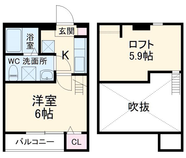 アレーゼ本大久保の間取り写真