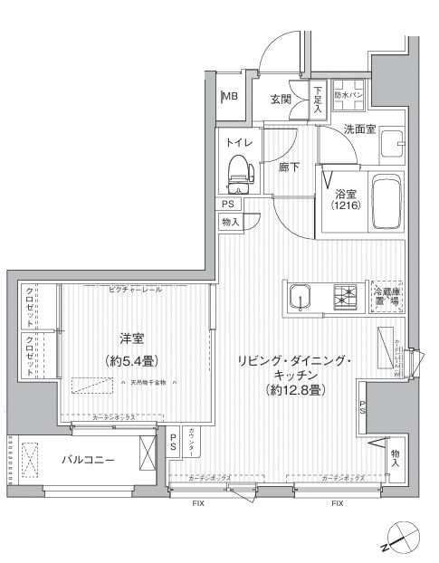 ワイズ柳橋の間取り写真