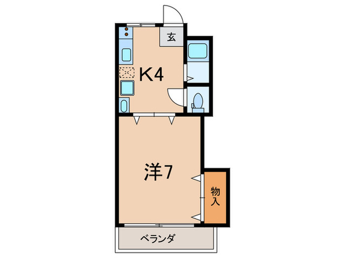 青葉荘の間取り写真
