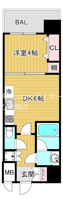 プレジオ城東中央の間取り写真