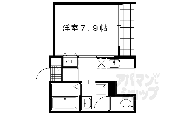 フェリーク西陣の間取り写真