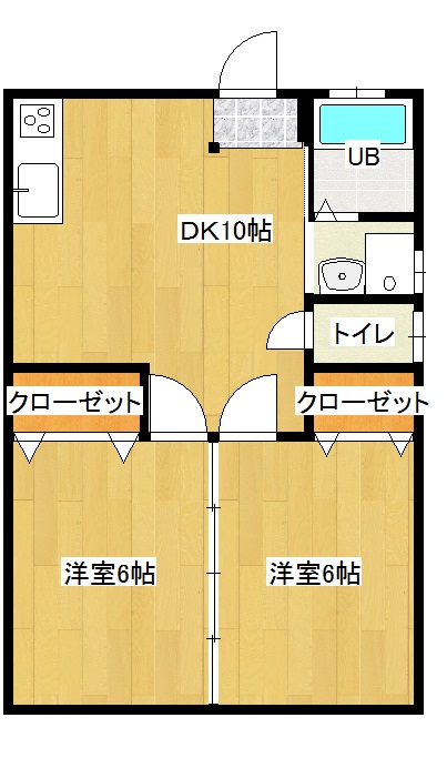 コーポ藤原IIの間取り写真