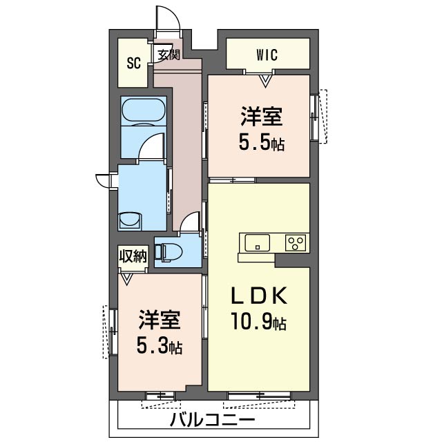 アプリシアの間取り