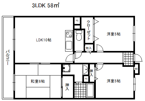 ストークコートの間取り