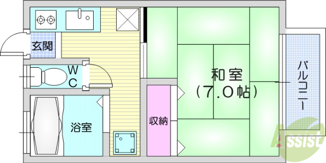 菅原アパート2の間取り