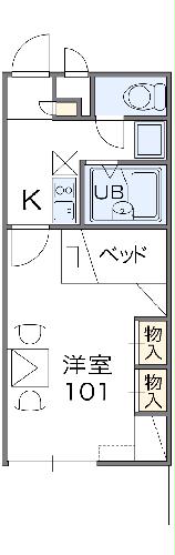 レオパレス太子の間取り