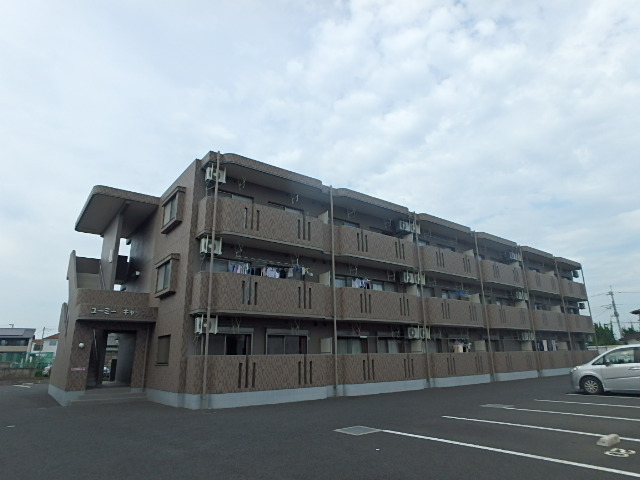 栃木市城内町のマンションの建物外観