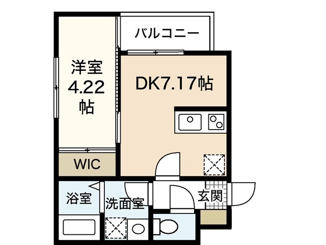 セブンプロート庚午南の間取り