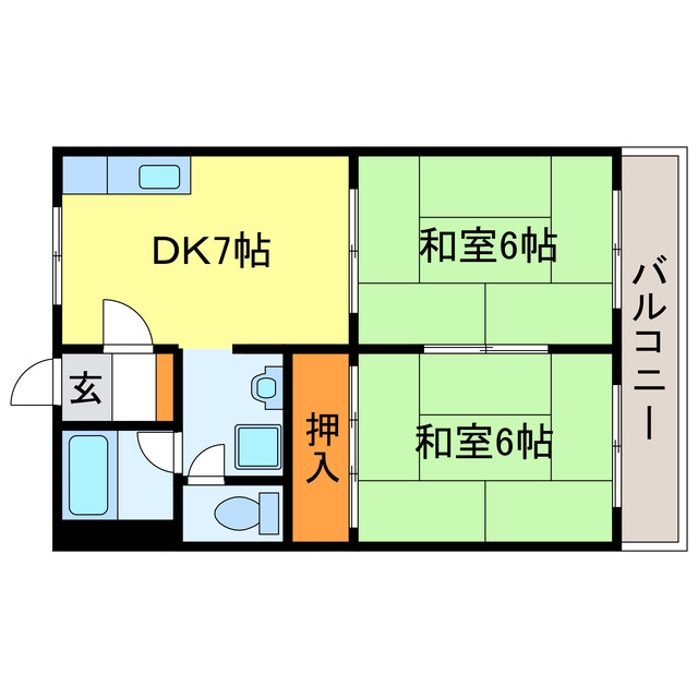 市兵衛第2ビルの間取り