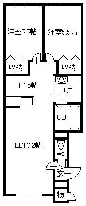 ＫｏｍｉｅIIの間取り