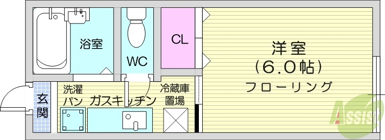 ベネッセ滝道の間取り