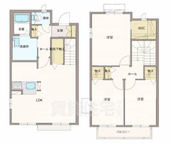 リーフコート旭ヶ丘の間取り