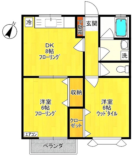 メゾンパールの間取り