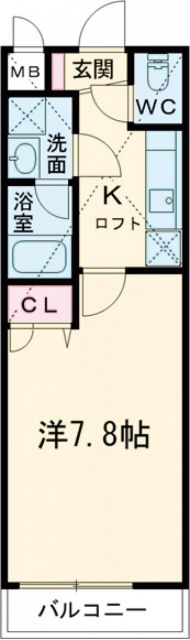 フジパレス　デルフィ鳳南の間取り