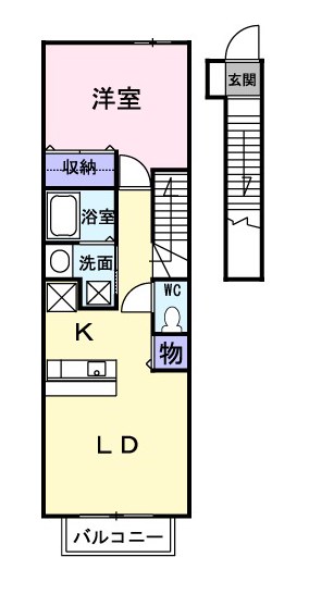 ハウディ五番町の間取り