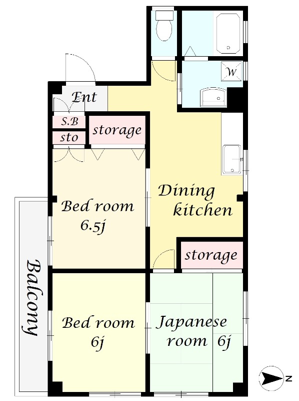 辻村マンションの間取り