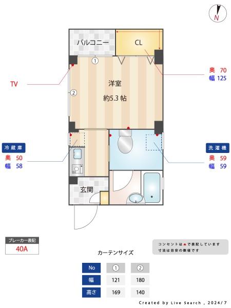 メゾン・田園調布の間取り