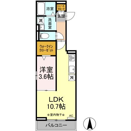 アビテ那加門前町の間取り