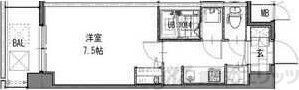 S-RESIDENCE江坂Eminenceの間取り