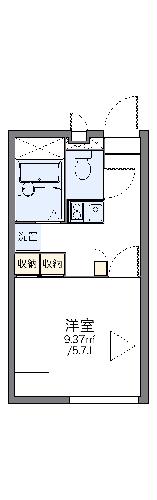 レオパレスグレイスの間取り