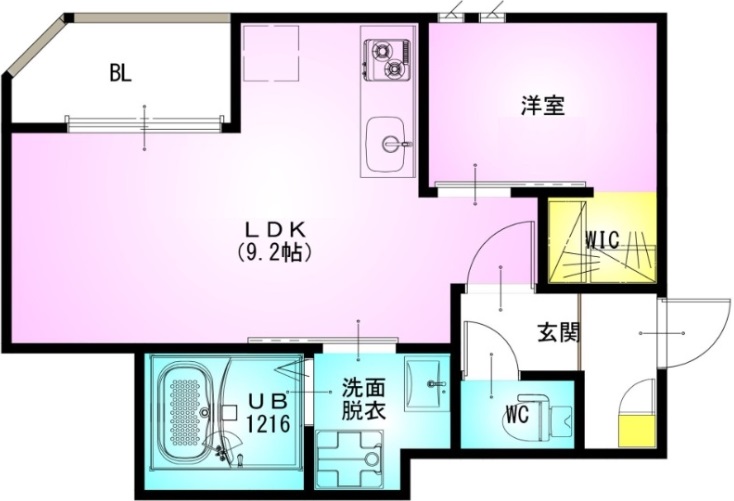 さいたま市北区土呂町のアパートの間取り