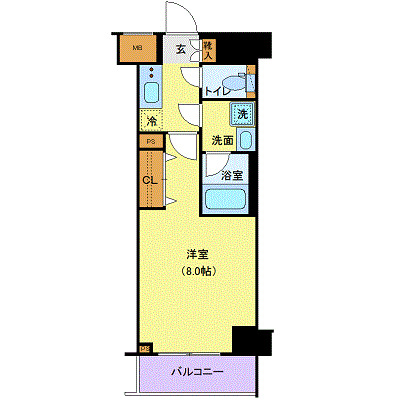 墨田区文花のマンションの間取り