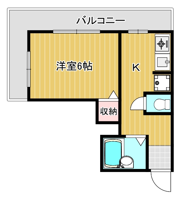 豊中市曽根南町のマンションの間取り