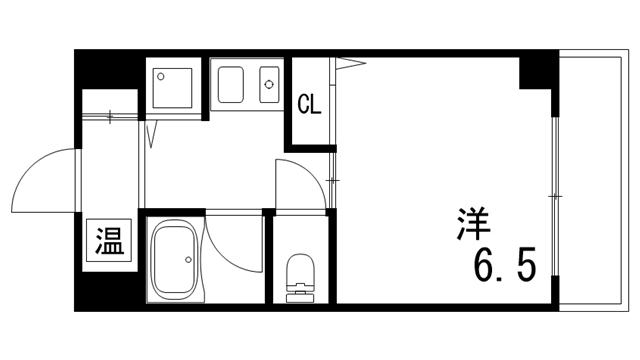 フレイランス六甲の間取り