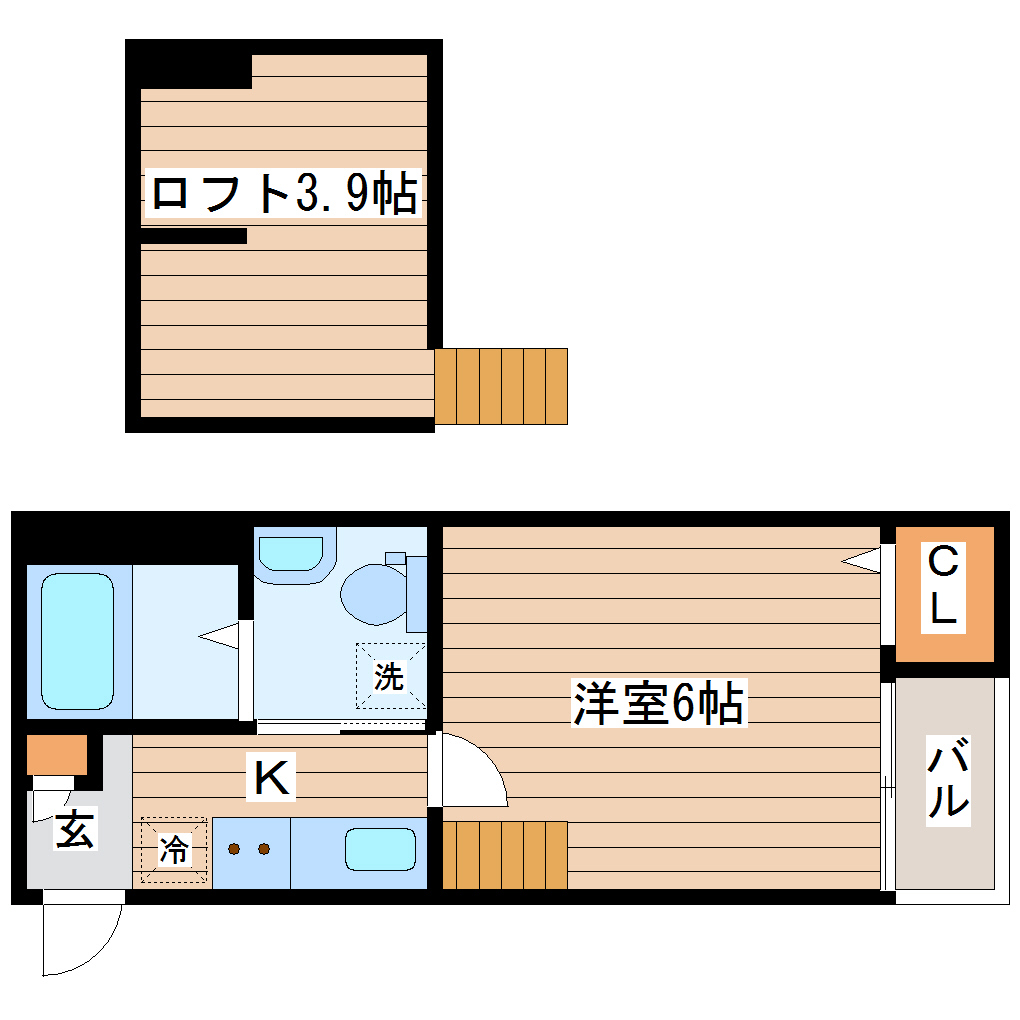 【エスペランサ大野田の間取り】