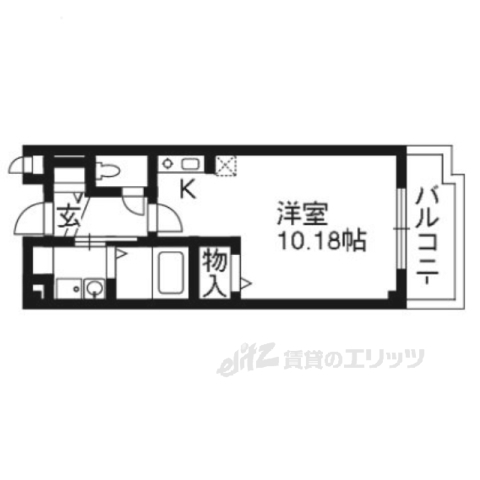 枚方市大峰元町のマンションの間取り