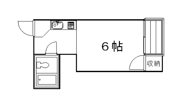 京都市上京区妙蓮寺前町のマンションの間取り