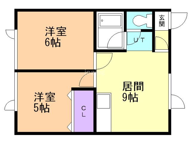 エレガントＣの間取り