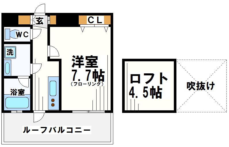 レディアス調布国領の間取り