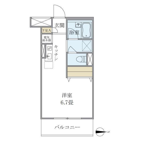 港区南麻布のマンションの間取り