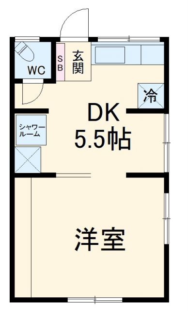 横須賀市吉倉町のアパートの間取り