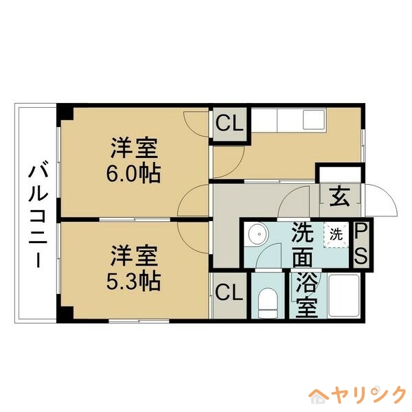 長久手市根の神のマンションの間取り