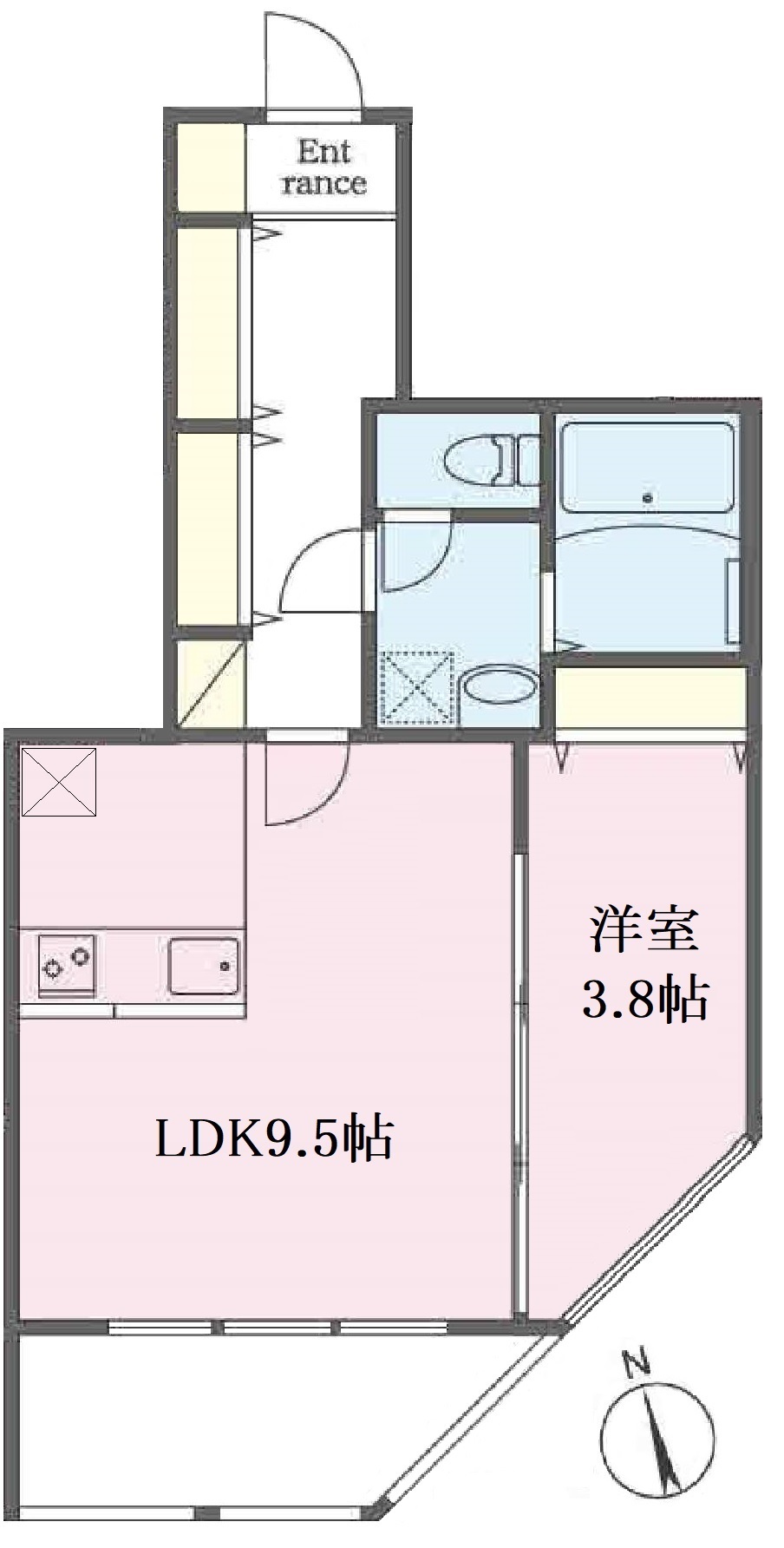 パークスワロス01の間取り