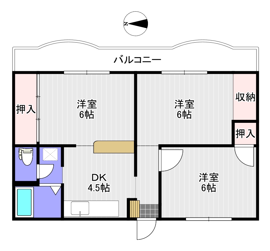 さくらマンションの間取り