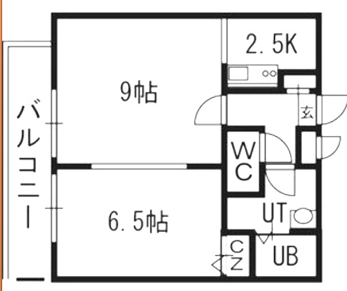 Lennon Terraza6-3の間取り