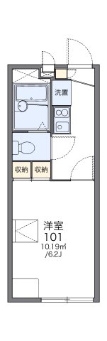 レオパレスライラックハウスの間取り