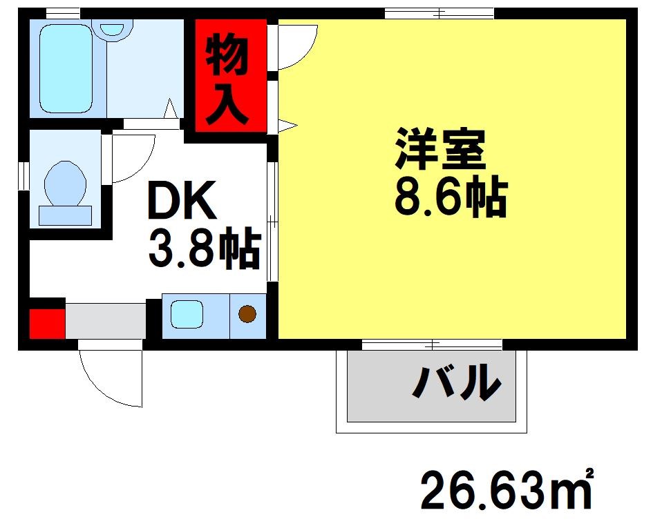 ディアスきやまの間取り