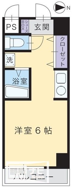 高松市塩上町のマンションの間取り