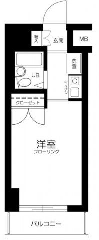 スカイコート品川６の間取り