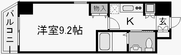 ワイズフラッツ西陣（Y’S　Flats西陣）の間取り