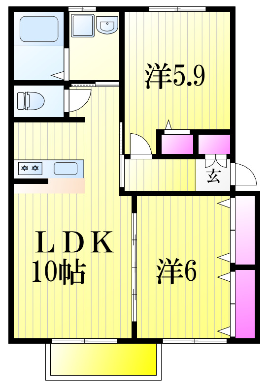 柏市柏の葉のマンションの間取り