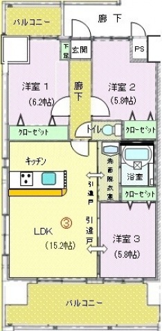 永田小坂ビルの間取り