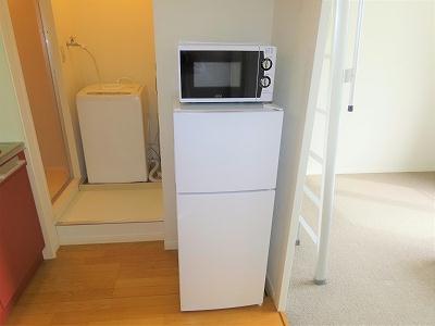 その他　電子レンジ、冷蔵庫完備