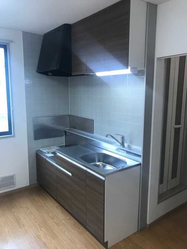 キッチン　ガスコンロ設置可