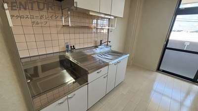 キッチン　ガスコンロ設置可能の壁付キッチン！