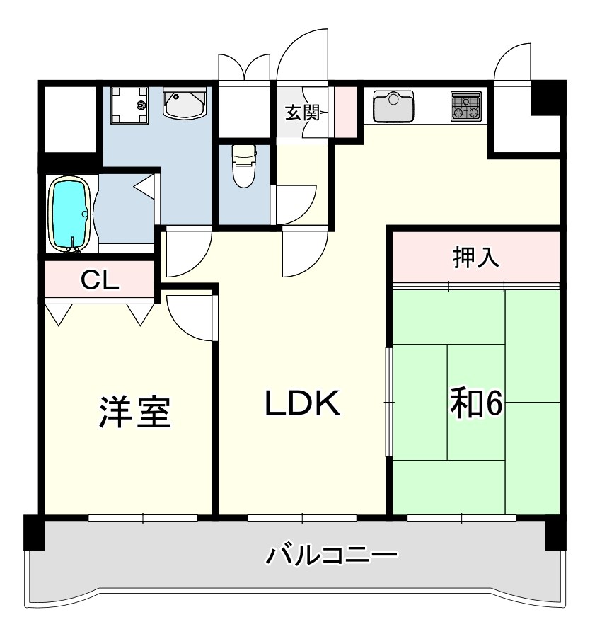 パルシオ三宮フラワーロードの間取り写真